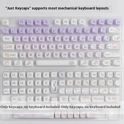 Title 5, Coeco Customized PBT Gradient Purple Rabbit Key...