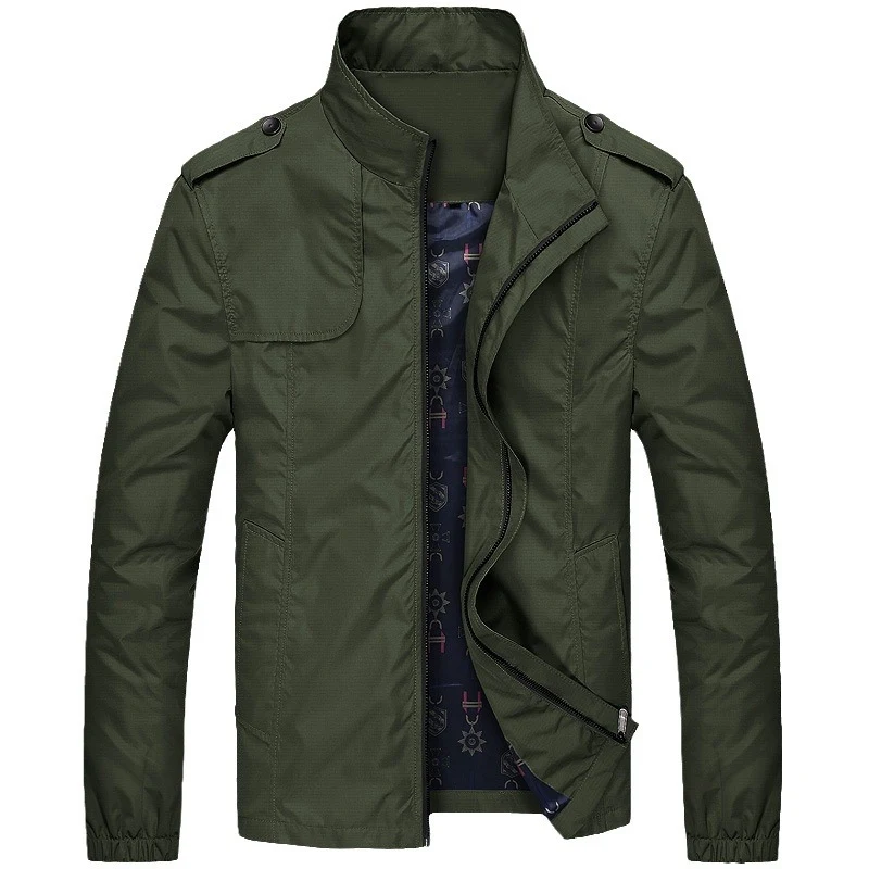 Trench Coat Fino com Gola Alta, Forro de Fleece, Ajuste Slim, Jaqueta Espessada para Conforto e Elegância no Inverno — foto 4