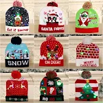 Colorful Glowing Knitted Hat Christmas Hat — photo 11