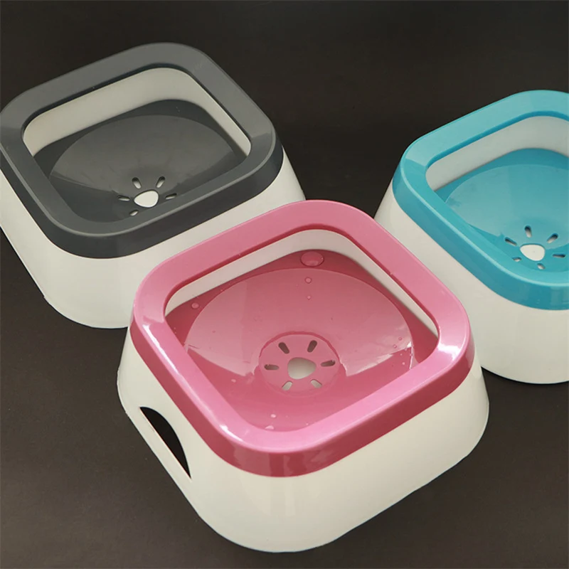 Title 4, Anti-splash Water Bowl For Dogs 1L Large Capaci...