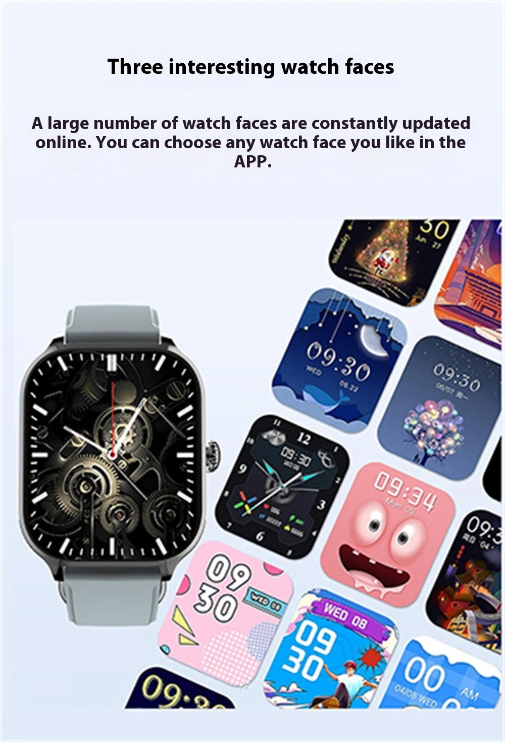 Title 21, H9 Smartwatch com Chamada Bluetooth, Ilha Intel...