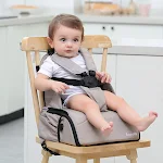 Cadeira de jantar portátil multifuncional para bebês e crianças Mesa infantil versátil, fácil de usar e limpar, ideal para refeições e brincadeiras. — foto 4