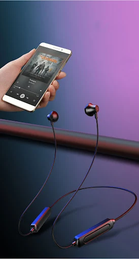 Title 1, Bluetooth Headset Hanging Neck Sports Running H...