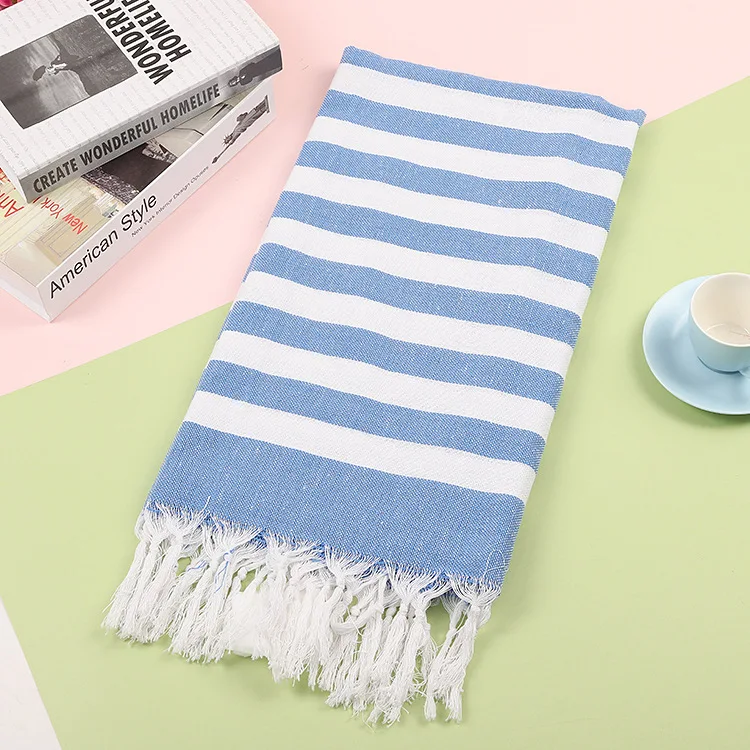 Title 26, Tassel stripe beach cotton children towel perfe...