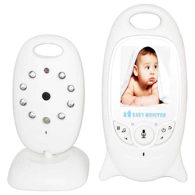 Monitor de bebê com vídeo sem fio, rádio e áudio. Monitore seu bebê, ouça e veja à distância, para tranquilidade e segurança. — foto 2