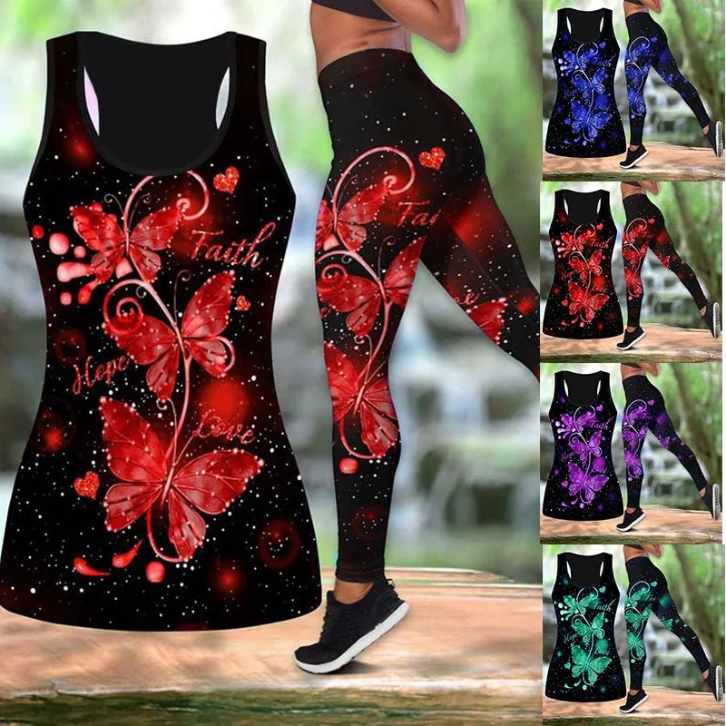 Title 6, Womens Digital Printing Hollow-out Vest. A sty...