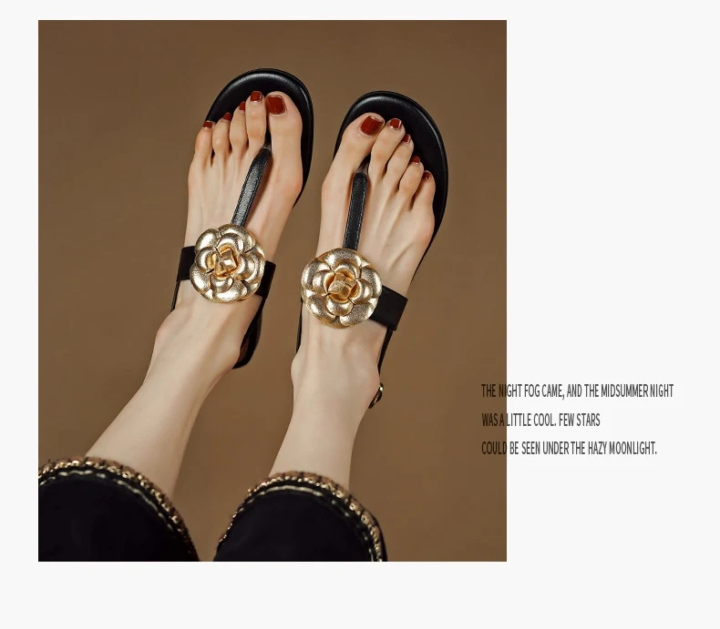 Title 3, Sandali donna in pelle di pecora stile preppy c...