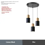 Three headed black disc