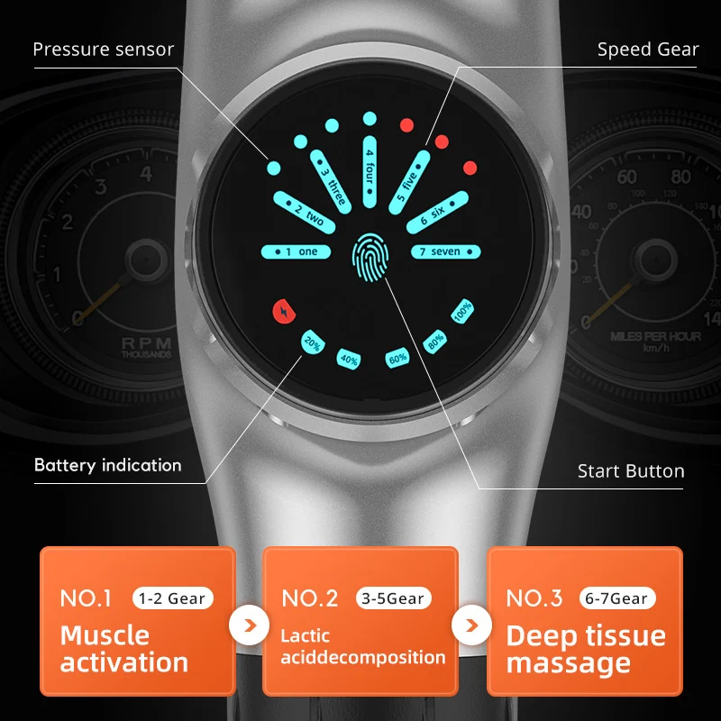 Title 3, Muscle Relaxation Massager with Adjustable Vibr...