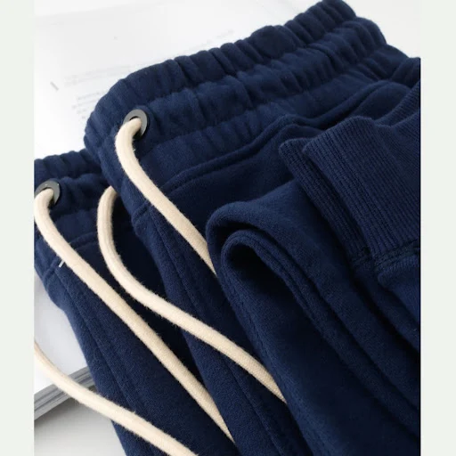 Title 6, Pantalones deportivos americanos azules holgado...