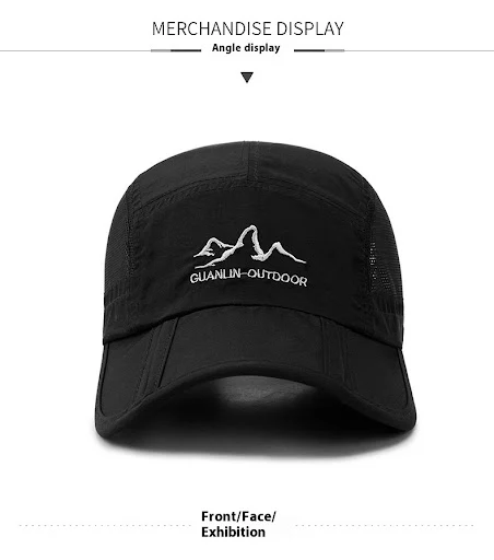 Title 1, Folding Korean Mens Baseball Cap for outdoor u...