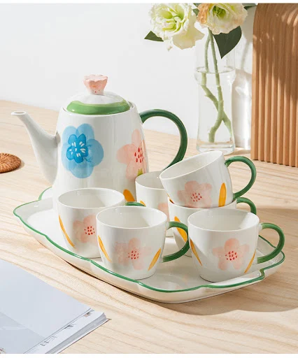 Title 2, Underglaze Porcelain Water Utensils Set Teacup ...