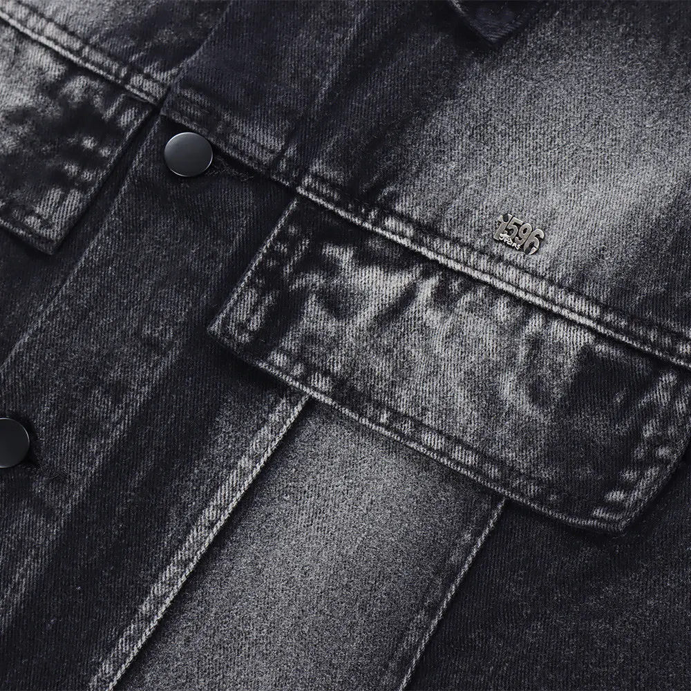 Men's All-Match Washed Vintage Lapel Workwear Jacket, American Casual Style, a versatile jacket perfect for everyday wea — photo 7