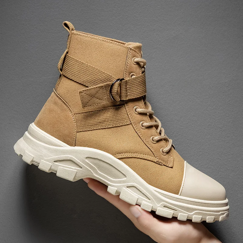 Title 4, New Martin Boots Mens Casual High-Top Mens Bo...