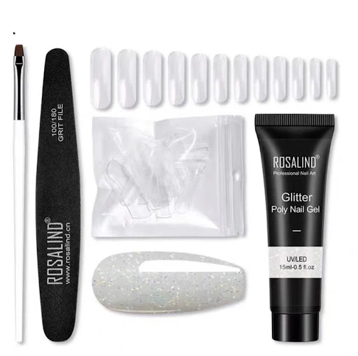 Title 7, Extension Gel Polish Kit For Manicure Poly Nail...