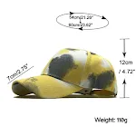 Tie-dye Baseball Peaked Cap Outdoor Casual Sun-proof Hat, enjoy the sun with style and protection, perfect for outdoor a — photo 1