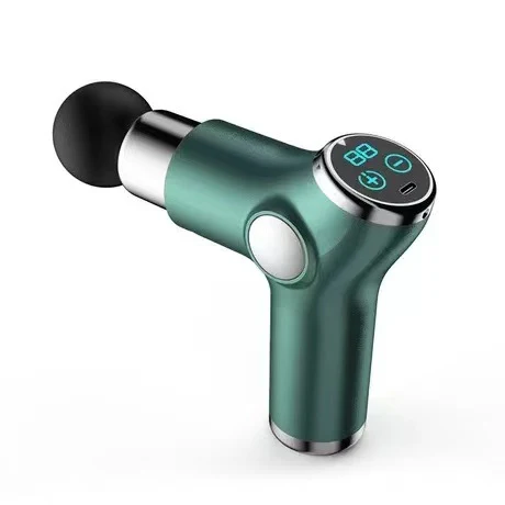 Mini pistola de massagem elétrica portátil para casa, equipamento de fitness, alívio da dor muscular, relaxamento e fácil de usar. — foto 5