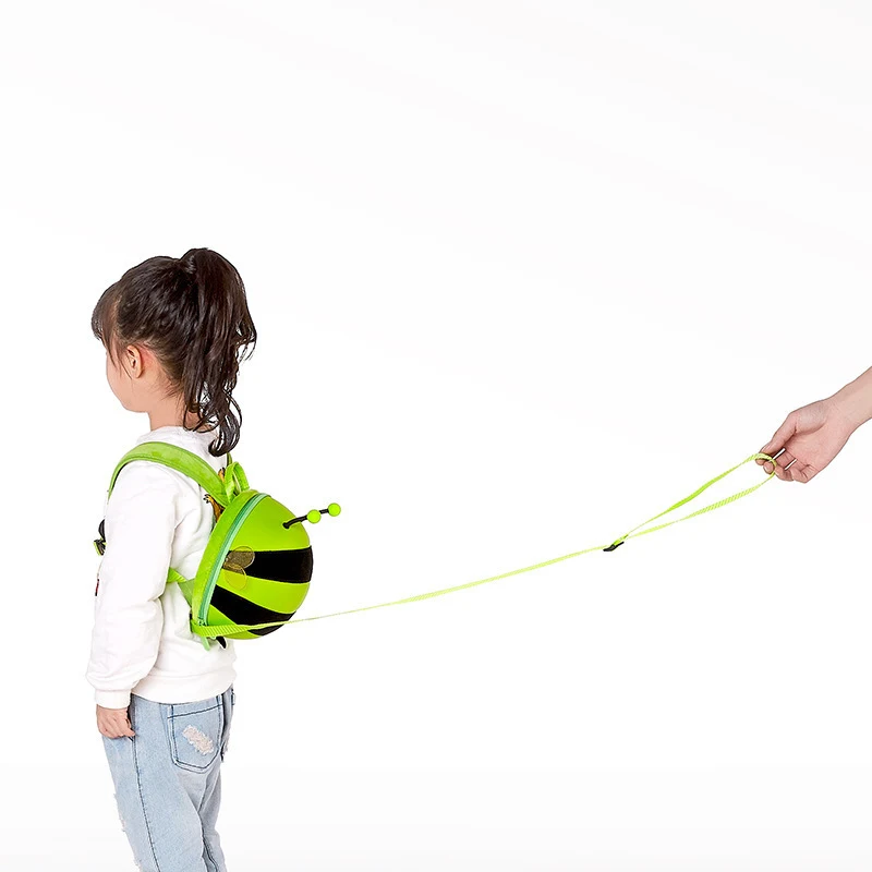 Zaino antismarrimento Supercute per bambini prescolari, piccola borsa a tracolla a forma di ape, mini prima generazione — foto 3
