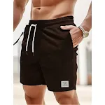 Pantalones deportivos atados de color puro de verano de pana – Comodidad y estilo para actividades al aire libre y deportivas. — foto 2