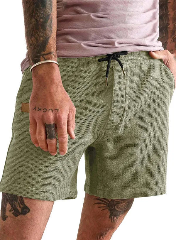 Title 10, Short ample quotidien de couleur unie, pantalon...
