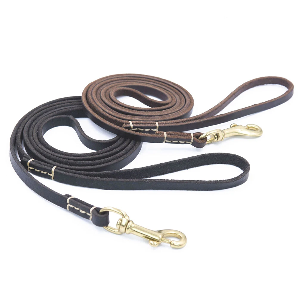 Title 1, Genuine Leather Dog Leash Quality Handmade Dura...