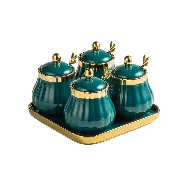 Title 5, Ceramic spice jar Keep your spices fresh and yo...