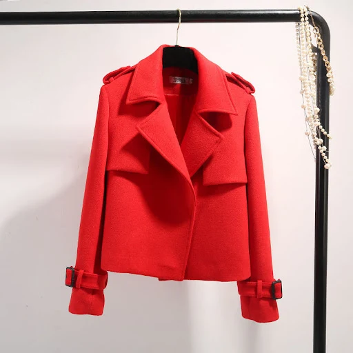 Title 6, Small All-match Small Fragrant Wind Woolen Shor...