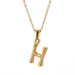 Gold H With Chain