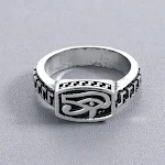 Anel Retrô Simples de Prata Tailandesa Masculino e Feminino, Design Clássico e Elegante, Joia Vintage, Perfeito para Presentear. — foto 3