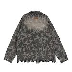 Denim Desgastado con Dobladillo Dañado Corte Lavado y Deshilachado Ropa Vaquera Cómoda y con Estilo para un Look Casual y Auténtico. — foto 3