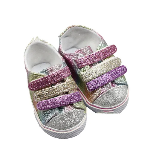 Title 2, 18-inch Canvas Shoes with Dolls for Girls. Comf...