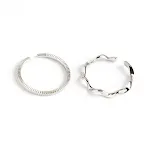 Anel de cauda fino minimalista Mobius — foto 1