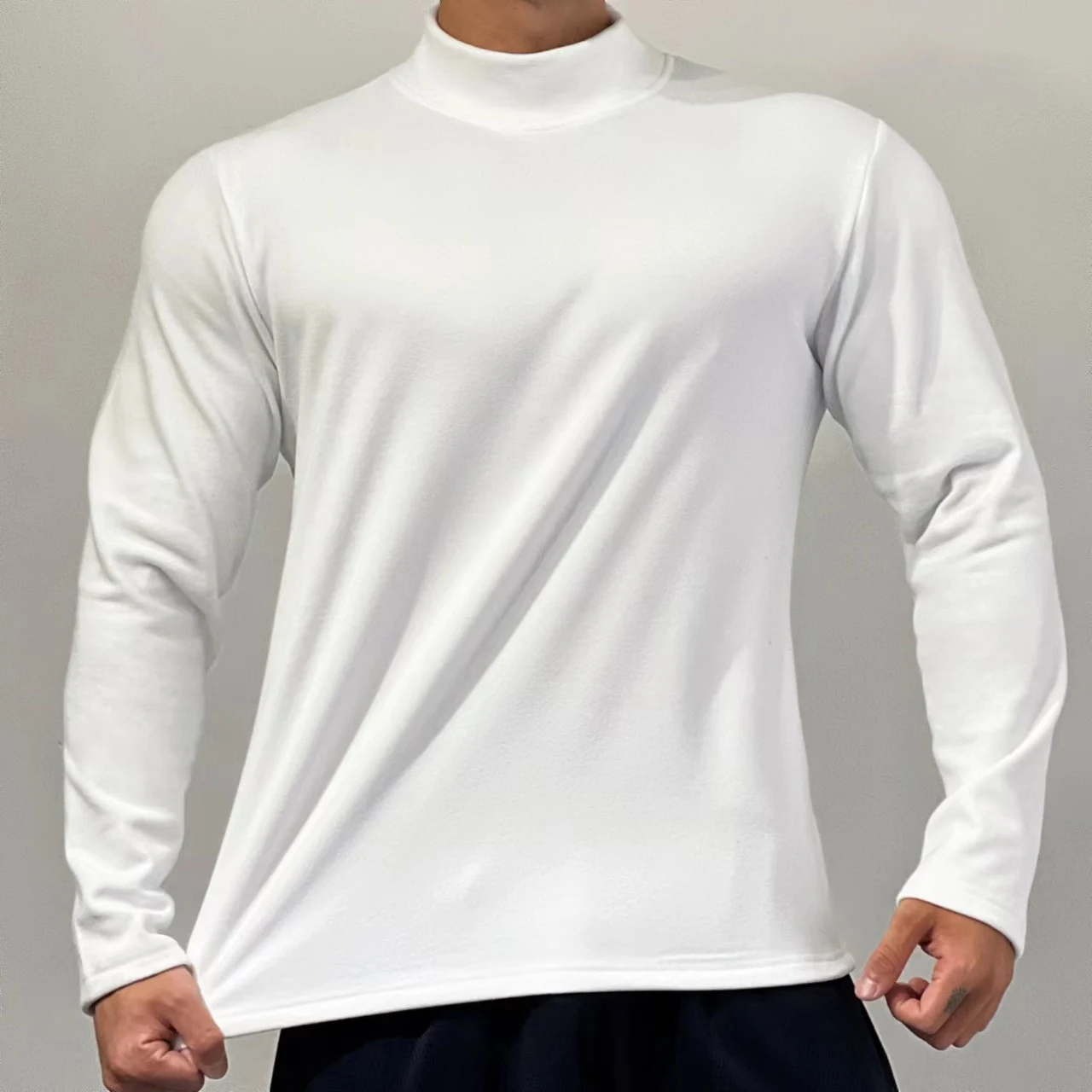 Men's Fashion Sports Casual Solid Color Long Sleeve Shirt, perfect for everyday wear. Comfortable and stylish, offering — photo 9