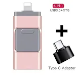 Pen Drive Multifuncional para Celular Quatro em Um Metal Armazenamento e Transferência de Dados Simplificados Ideal para Fotos e Arquivos Compatível com Smartphones. — foto 21