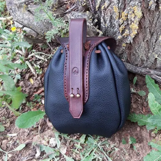 Title 1, New Retro Medieval Leather Outdoor Pocket Draws...