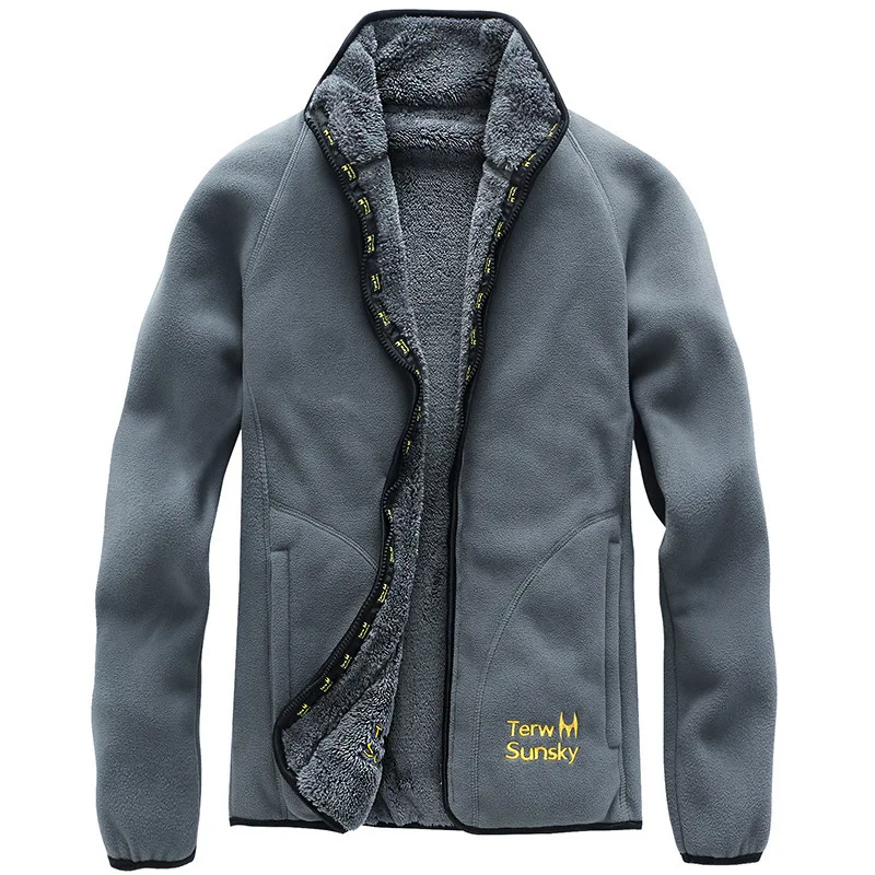 Title 2, Fleece trui met opstaande kraag, warme en comfo...
