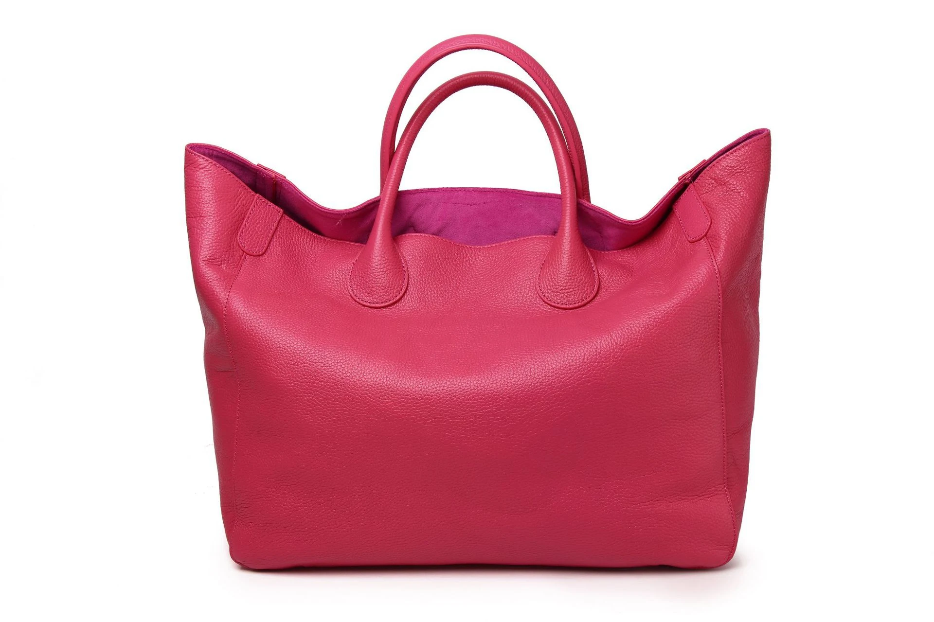 Title 4, Bolso Grande de Cuero Genuino Simple con Person...