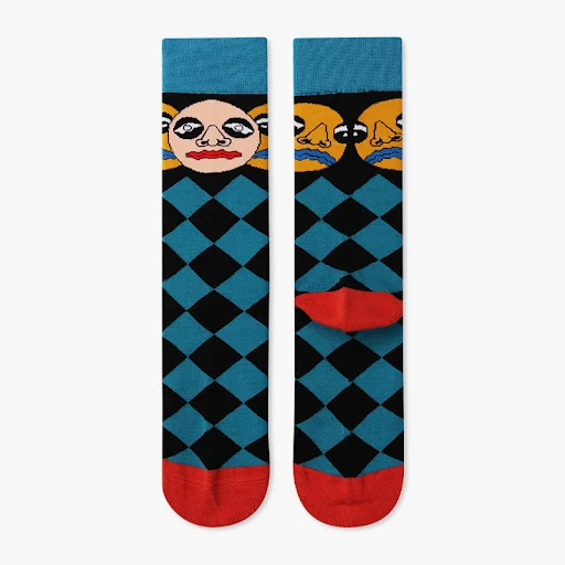 Title 16, Cute Cotton Socks Womens Mid-tube Color Anime ...