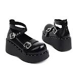 Women's Retro Autumn Thick Sole Shoes Large Size for comfort and style. Perfect for fall fashion. Enjoy the benefits of — photo 4