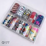 Nail Butterfly Laser Star Transfer Paper DIY. European and American style nail star transfer paper sticker for stunning — photo 17