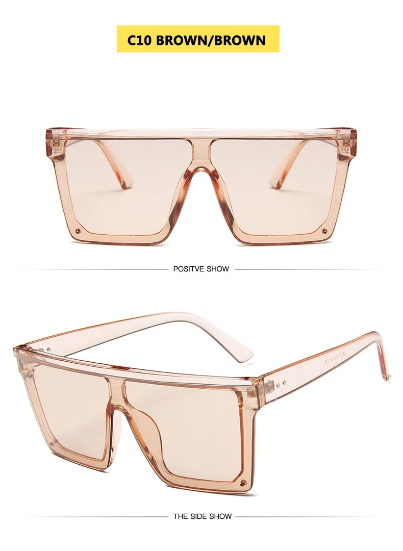 Title 18, Oversized Square Unisex Fashion Sunglasses prov...