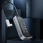 Expanda suas conexões com o adaptador HUB Type-C. Conecte vários dispositivos, transfira dados e carregue seus aparelhos com facilidade e rapidez. — foto 6