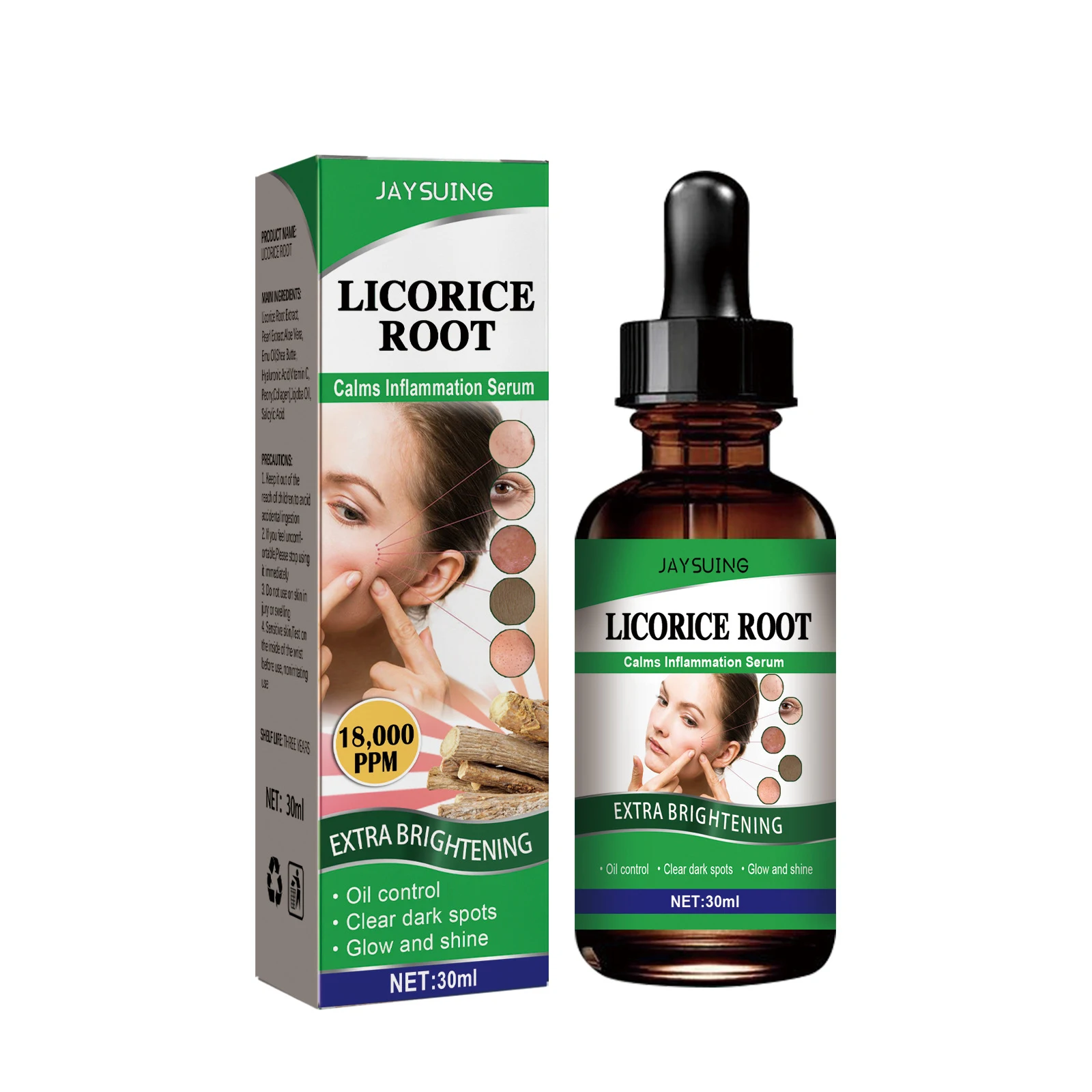 Tratamento para marcas de acne, cravos e pele radiante. Clareia a pele, reduz imperfeições e promove uma tez mais luminosa e saudável. — foto 2