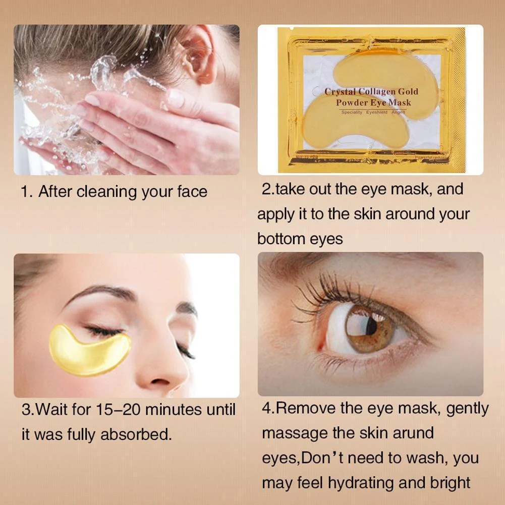 Title 11, Beauty Gold Kristall-Kollagen Augen-Patches Ant...