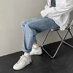 Herren Denim Loose Fit Jeanshose Tide Brand Trend für Paare, lässig und bequem, ideal für Alltag und Freizeit, modischer Look — foto 3