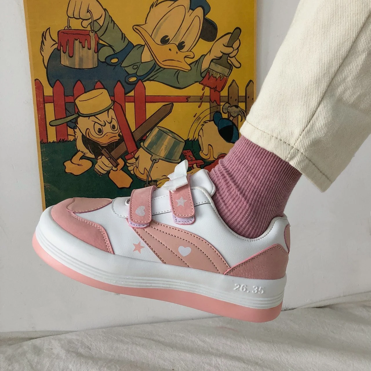 Lolita Love Sneakers, stylish and comfortable footwear. Modern design, high-quality materials, perfect for everyday wear — photo 1