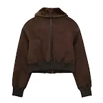 Warm Fur Integrated Loose Motorcycle Jacket Double-sided design offers maximum comfort and warmth, perfect for all your — photo 4
