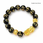 Unisex chinesisches Feng Shui Pixiu Armbandring, Wohlstand anziehend. Glücksbringer für Damen und Herren, verstellbarer Stil, schützende Energie. — foto 18