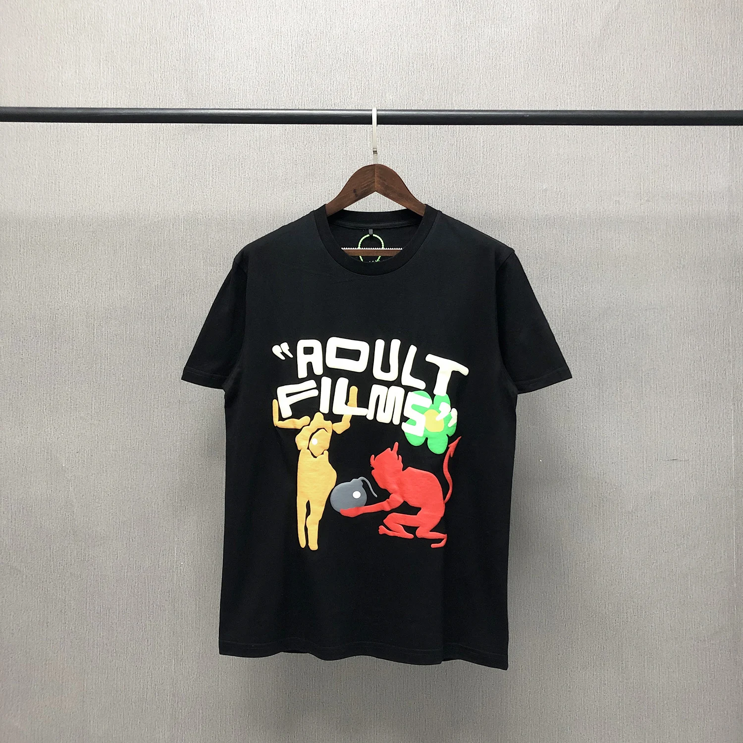 Title 2, Printed Little Devil Round Neck Casual T-Shirt Men