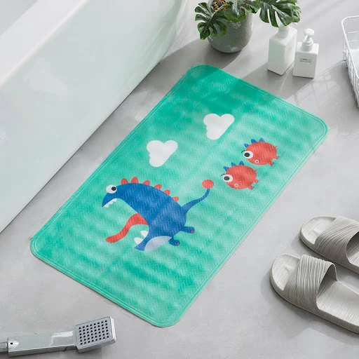 Title 1, Cartoon bathroom non-slip mat for kids. Provide...